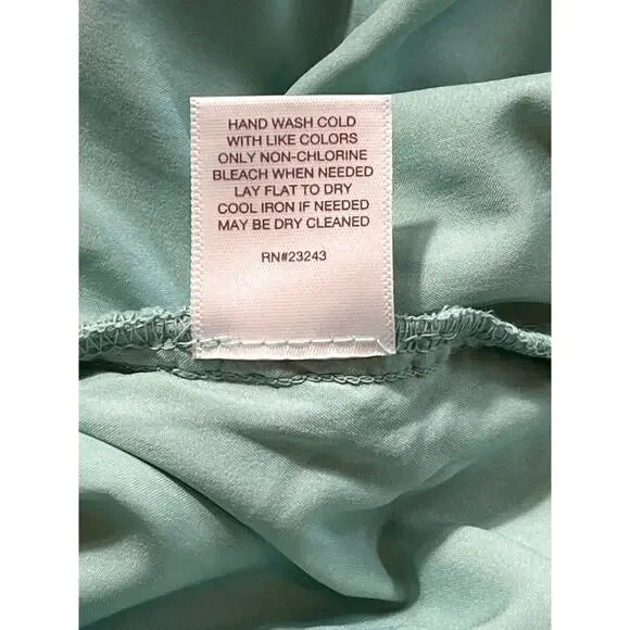 Eva Mendes NY&C Crochet Lace Midi Cocktail Dress Mint Green Petite‎ M NWT - Picture 14 of 15